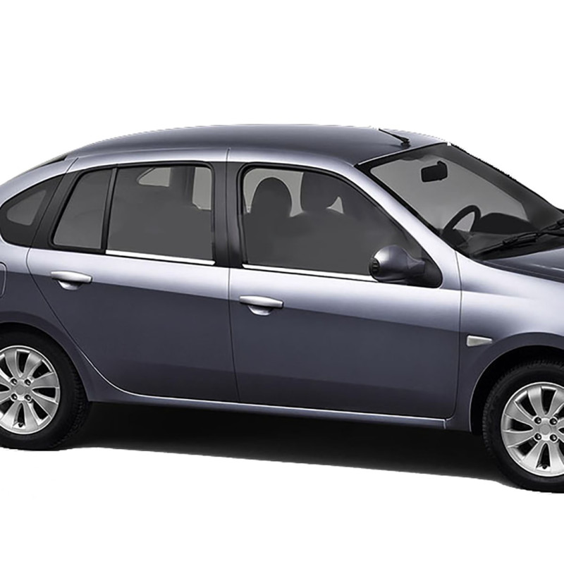 TRIM  ΠΑΡΑΘΥΡΩΝ ΑΥΤΟΚΟΛΛΗΤΑ ΧΡΩΜΙΟΥ 4ΤΕΜ. ΓΙΑ RENAULT CLIO SYMBOL 4D 2009-2013