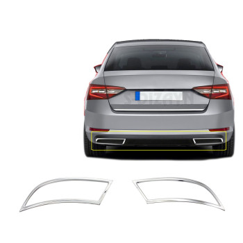 ΔΙΑΚΟΣΜΗΤΙΚΑ ΧΡΩΜΙΑ ΕΞΑΤΜΙΣΗΣ  2ΤΕΜ. ΓΙΑ SKODA SUPERB 4D 2015+
