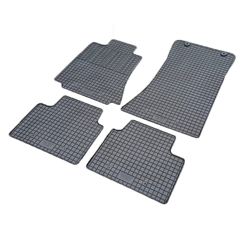 Cik - ΠΑΤΑΚΙΑ ΑΥΤΟΚΙΝΗΤΟΥ ΑΠΟ ΛΑΣΤΙΧΟ ΓΙΑ ALFA ROMEO GIULIA 2015+ ΣΕ ΜΑΥΡΟ ΧΡΩΜΑ ΜΕ ΚΟΥΜΠΩΜΑΤΑ - 4 ΤΕΜ. (RM.AL.0002/CK)