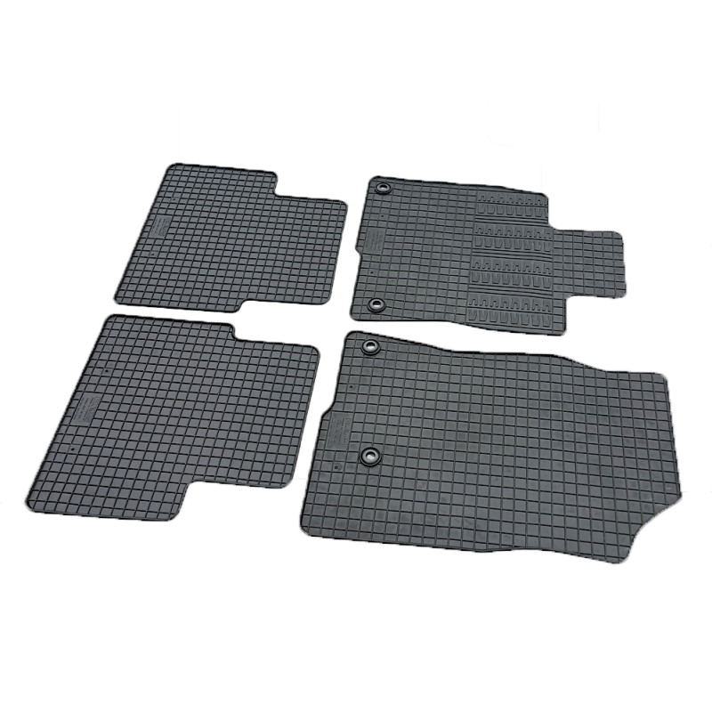 Cik - HONDA CIVIC HTB 2017+  ΠΑΤΑΚΙΑ ΛΑΣΤΙΧΟ ΣΕ ΜΑΥΡΟ ΧΡΩΜΑ ΜΕ ΚΟΥΜΠΩΜΑΤΑ - 4 ΤΕΜ. (RM.HO.0005/CK)