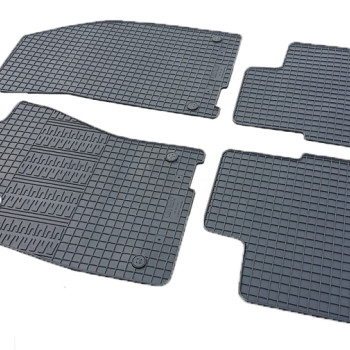 Cik - ΠΑΤΑΚΙΑ ΑΥΤΟΚΙΝΗΤΟΥ ΑΠΟ ΛΑΣΤΙΧΟ ΓΙΑ FIAT TIPO SEDAN 2015+ ΣΕ ΜΑΥΡΟ ΧΡΩΜΑ ΜΕ ΚΟΥΜΠΩΜΑΤΑ - 4 ΤΕΜ. (RM.FI.0011/CK)