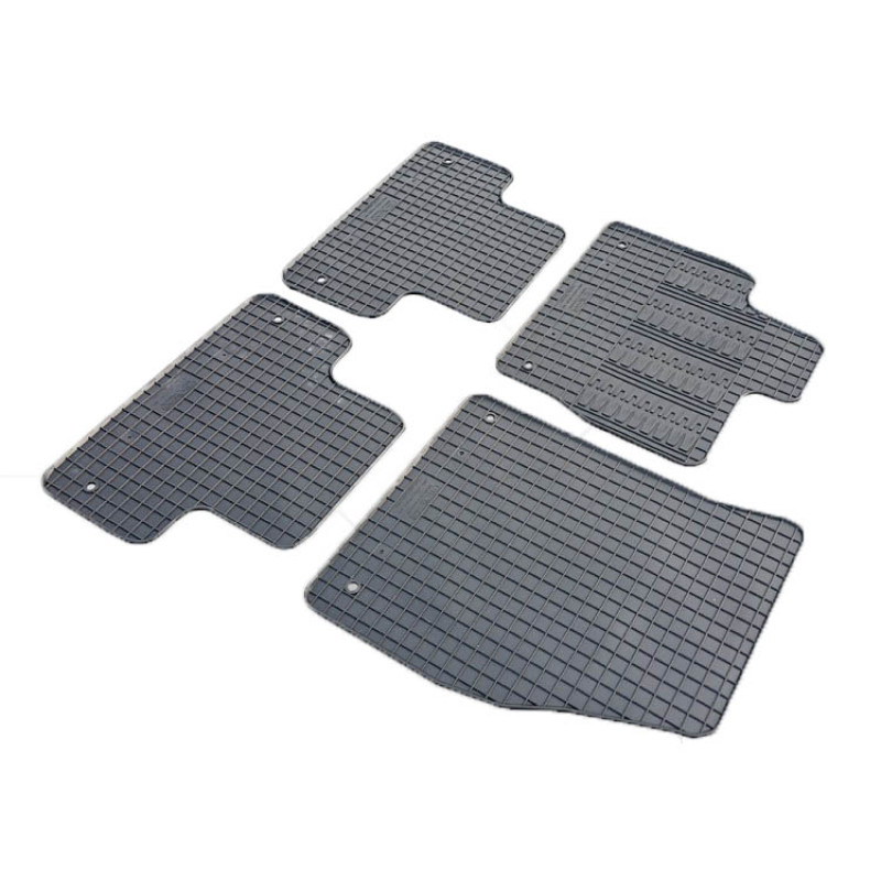 Cik - ΠΑΤΑΚΙΑ ΑΥΤΟΚΙΝΗΤΟΥ ΑΠΟ ΛΑΣΤΙΧΟ ΓΙΑ LAND ROVER RANGE ROVER EVOQUE 2011-2018 ΣΕ ΜΑΥΡΟ ΧΡΩΜΑ ΜΕ ΚΟΥΜΠΩΜΑΤΑ - 4 ΤΕΜ. (RM.LR.0001/CK)