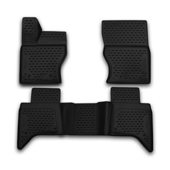 ΠΑΤΑΚΙΑ ΣΕ ΣΚΑΦΗ TPE ΛΑΣΤΙΧΟ ΓΙΑ LAND ROVER RANGE ROVER 2015+  ΣΕ ΜΑΥΡΟ ΧΡΩΜΑ NOVLINE - 4 ΤΕΜ.