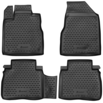 ΠΑΤΑΚΙΑ ΣΕ ΣΚΑΦΗ TPE ΛΑΣΤΙΧΟ ΓΙΑ NISSAN MURANO 10/2008+  ΣΕ ΑΝΘΡΑΚΙ ΣΚΟΥΡΟ ΓΚΡΙ ΧΡΩΜΑ NOVLINE - 4 ΤΕΜ.