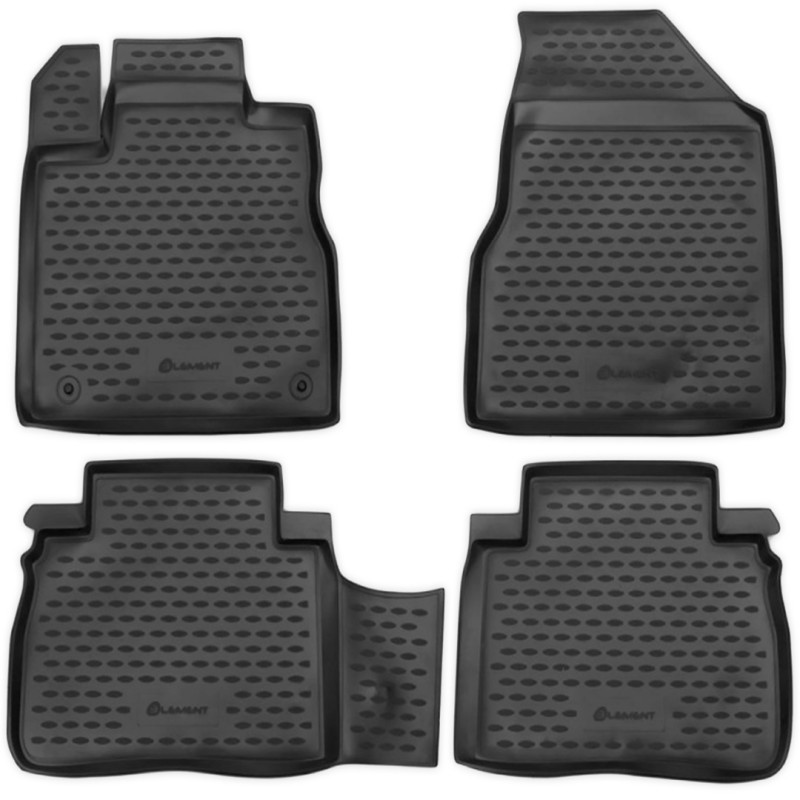 ΠΑΤΑΚΙΑ ΣΕ ΣΚΑΦΗ TPE ΛΑΣΤΙΧΟ ΓΙΑ NISSAN MURANO 10/2008+  ΣΕ ΑΝΘΡΑΚΙ ΣΚΟΥΡΟ ΓΚΡΙ ΧΡΩΜΑ NOVLINE - 4 ΤΕΜ.