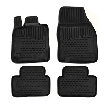 ΠΑΤΑΚΙΑ ΣΕ ΣΚΑΦΗ TPE ΛΑΣΤΙΧΟ ΓΙΑ RENAULT KADJAR 2015+  ΣΕ ΜΑΥΡΟ ΧΡΩΜΑ NOVLINE - 4 ΤΕΜ.