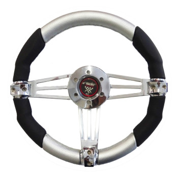 ΤΙΜΟΝΙ ARCADIA - ΑΣΗΜΙ INOX ΔΕΡΜΑ