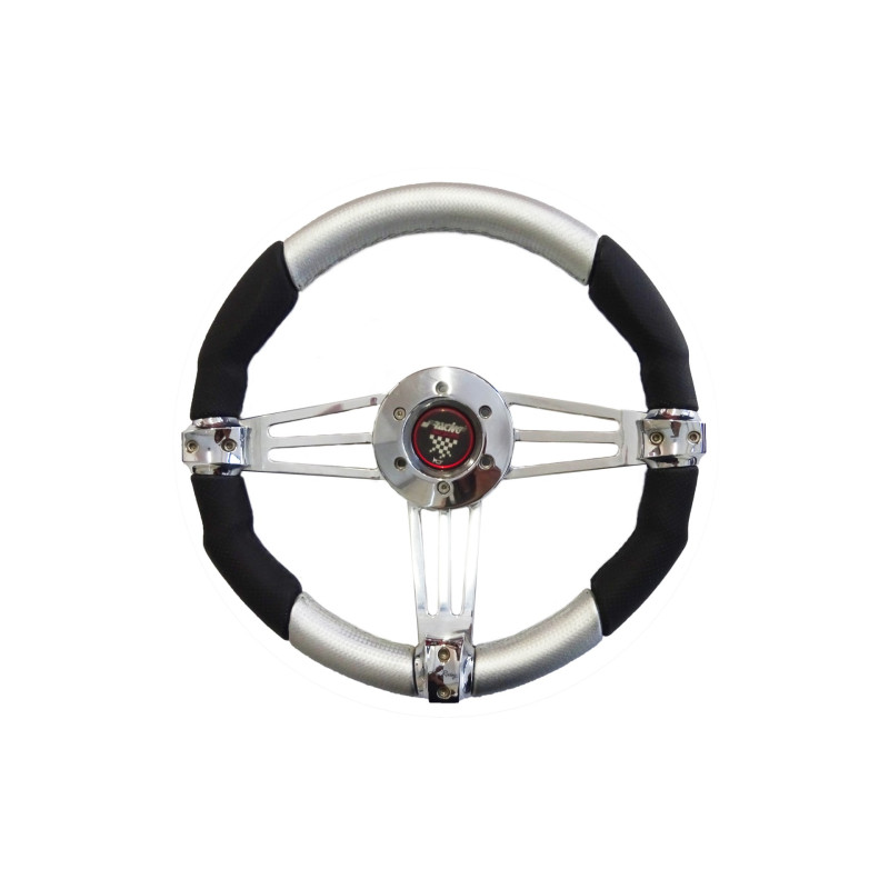 ΤΙΜΟΝΙ ARCADIA - ΑΣΗΜΙ INOX ΔΕΡΜΑ