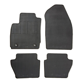 Cik - ΠΑΤΑΚΙΑ ΑΥΤΟΚΙΝΗΤΟΥ ΑΠΟ ΛΑΣΤΙΧΟ ΓΙΑ FORD FIESTA 3D / 5D 06/2017+ / FORD PUMA 11/2019+ ΣΕ ΜΑΥΡΟ ΧΡΩΜΑ ΜΕ ΚΟΥΜΠΩΜΑΤΑ - 4 ΤΕΜ. (RM.FO.0032/CK)