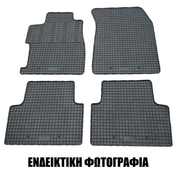 Cik - ΠΑΤΑΚΙΑ ΑΥΤΟΚΙΝΗΤΟΥ ΑΠΟ ΛΑΣΤΙΧΟ ΓΙΑ LANCIA YPSILON 2011-2015 / 2015+ ΣΕ ΜΑΥΡΟ ΧΡΩΜΑ ΜΕ ΚΟΥΜΠΩΜΑΤΑ - 4 ΤΕΜ. (RM.LA.0001/CK)