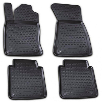 ΠΑΤΑΚΙΑ ΣΕ ΣΚΑΦΗ TPE ΛΑΣΤΙΧΟ ΓΙΑ AUDI A8 ΜΑΚΡΥ 2002-2009  ΣΕ ΜΑΥΡΟ ΧΡΩΜΑ NOVLINE - 4 ΤΕΜ.