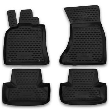 ΠΑΤΑΚΙΑ ΣΕ ΣΚΑΦΗ TPE ΛΑΣΤΙΧΟ ΓΙΑ AUDI Q5 2008-2017  ΣΕ ΜΑΥΡΟ ΧΡΩΜΑ NOVLINE - 4 ΤΕΜ.