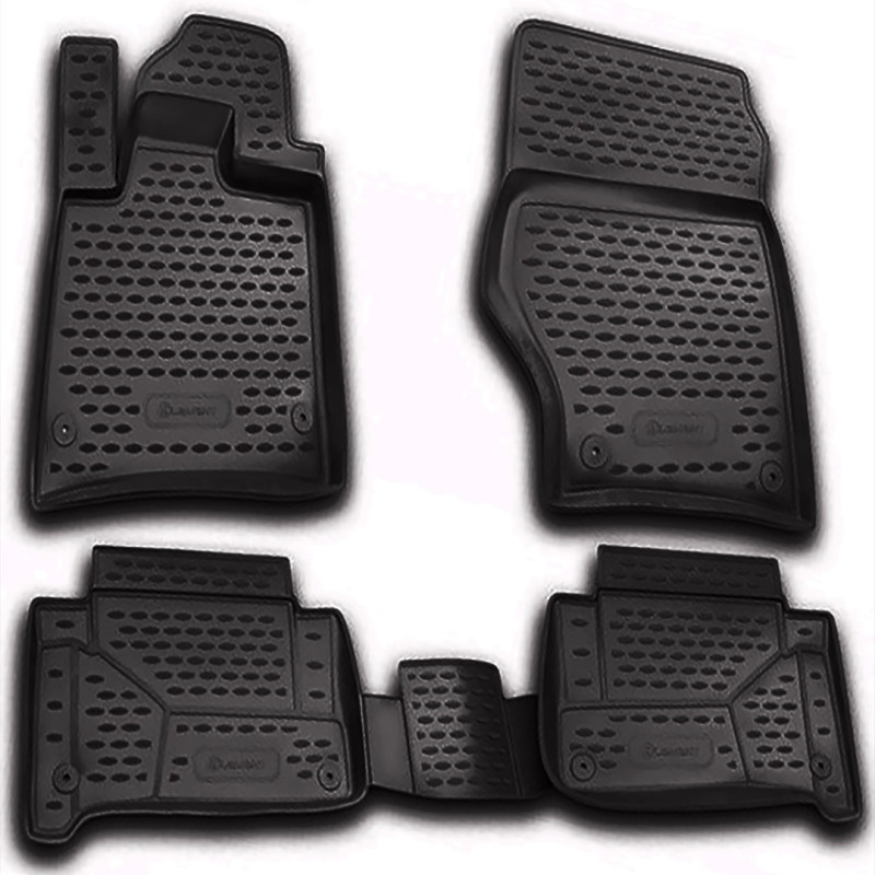 ΠΑΤΑΚΙΑ ΣΕ ΣΚΑΦΗ TPE ΛΑΣΤΙΧΟ ΓΙΑ AUDI Q7 2005-2015  ΣΕ ΜΑΥΡΟ ΧΡΩΜΑ NOVLINE - 4 ΤΕΜ.