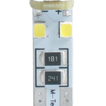 T10 W5W 12V W2,1x9,5d LED 8xSMD3528 ΛΕΥΚΟ (ΚΑΡΦΩΤΟ CAN-BUS) 1ΤΕΜ. M-TECH