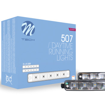 ΠΡΟΣΘΕΤΟ DAYTIME DRL LD507SE 12V - OSRAM - ΔΙΕΘΝΕΣ ΜΕ 5HP LED - 190 Χ 43 Χ 32mm - 2 ΤΕΜ. M-TECH