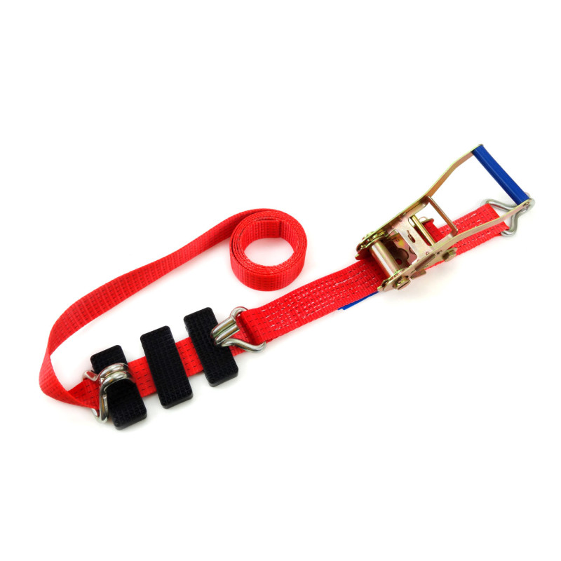 Amio - Ιμάντας Πρόσδεσης Φορτίου Αντοχή 5000kg Μήκος 3m με καστάνια για ασφαλή σύσφιξη φορτίου σε trailer και μεταφορά χωρίς μετακινήσεις με εύκολη χρήση - 1 Τεμ. (02018/AM)