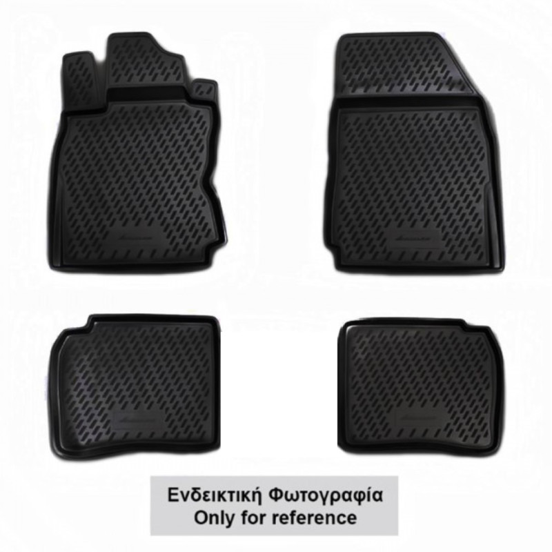 ΠΑΤΑΚΙΑ ΣΚΑΦΗ  ΓΙΑ DACIA DUSTER SUV 5D 4x2 (OXI 4x4) 2017+ (ΧΩΡΙΣ ΓΕΦΥΡΑΜΑΥΡΟ) - 4 ΤΕΜ.