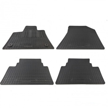 Cik - ΠΑΤΑΚΙΑ ΑΥΤΟΚΙΝΗΤΟΥ ΑΠΟ ΛΑΣΤΙΧΟ ΓΙΑ FORD FOCUS 4 2018+ ΣΕ ΜΑΥΡΟ ΧΡΩΜΑ ΜΕ ΚΟΥΜΠΩΜΑΤΑ - 4 ΤΕΜ. (RM.FO.0038/CK)