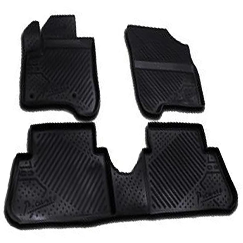 ΠΑΤΑΚΙΑ ΣΕ ΣΚΑΦΗ TPE ΛΑΣΤΙΧΟ ΓΙΑ CITROEN C3 PICASSO 5D 2009-2016  ΣΕ ΜΑΥΡΟ ΧΡΩΜΑ NOVLINE - 4 ΤΕΜ.