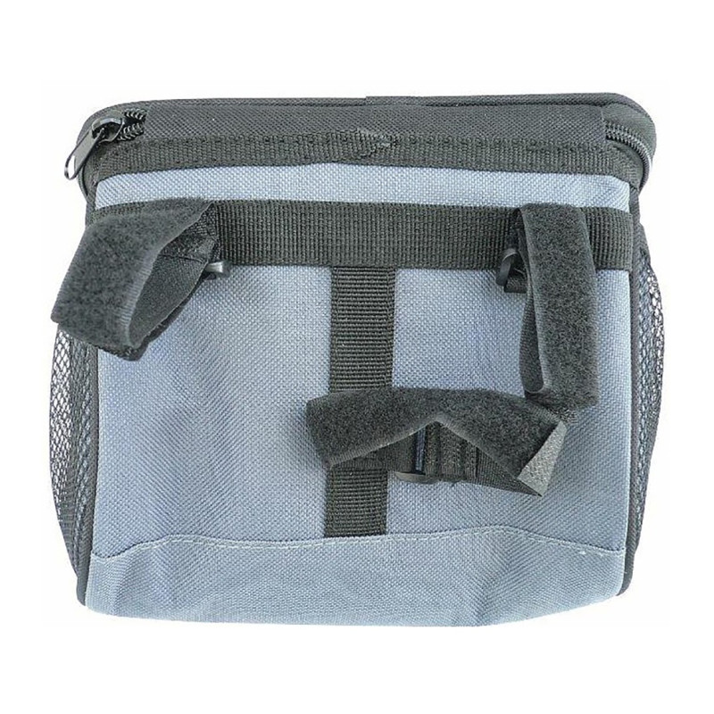 CarCommerce - ΤΣΑΝΤΑΚΙ ΠΟΔΗΛΑΤΟΥ ΓΚΡΙ ΜΕ ΘΕΣΗ ΚΙΝΗΤΟΥ 21.5x14x17cm CAR COMMERCE - 1 ΤΕΜ. (68480-CC)