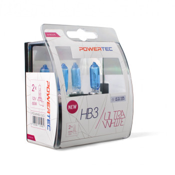 HB3 12V 65W P20d POWERTEC ULTRA WHITE 2ΤΕΜ. M-TECH