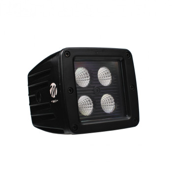 ΠΡΟΒΟΛΕΑΣ ΕΡΓΑΣΙΑΣ  WORKING LAMPS 10-32V 20W 1100lm 4 x CREE LED ΤΕΤΡΑΓΩΝΟΣ 82 x 80 x 111 mm BLACK SERIES M-TECH -1ΤΕΜ