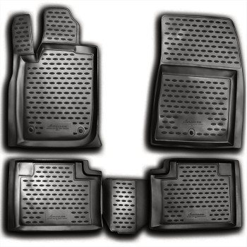 ΠΑΤΑΚΙΑ ΣΕ ΣΚΑΦΗ TPE ΛΑΣΤΙΧΟ ΓΙΑ JEEP GRAND CHEROKEE 01/2011-04/2013  ΣΕ ΑΝΘΡΑΚΙ ΣΚΟΥΡΟ ΓΚΡΙ ΧΡΩΜΑ NOVLINE - 4 ΤΕΜ.