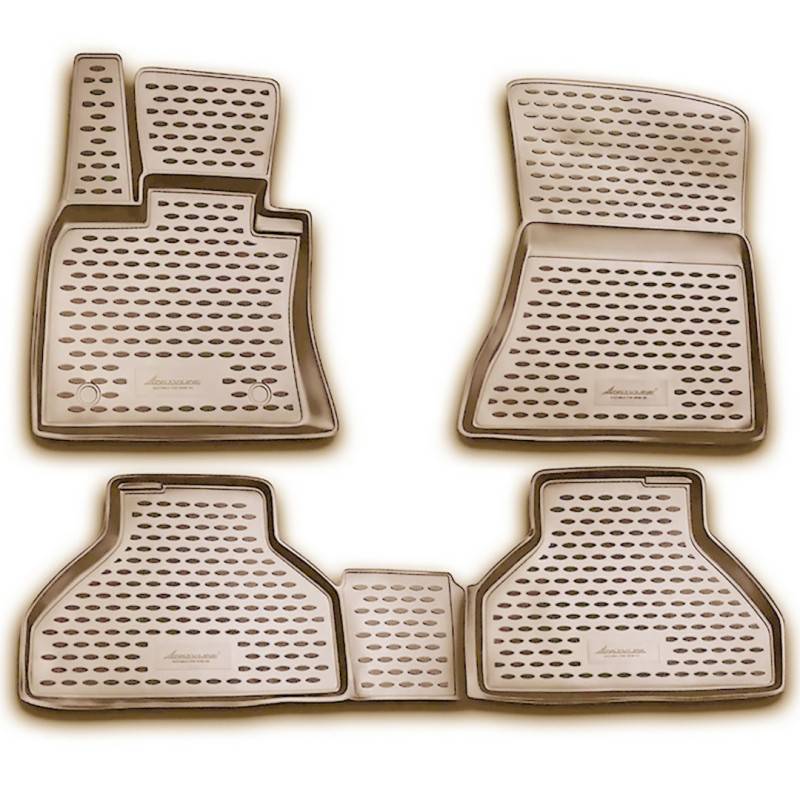 ΠΑΤΑΚΙ ΣΚΑΦΗ ΠΟΡΤ ΜΠΑΓΚΑΖ ΓΙΑ  ΠΑΤΑΚΙΑ ΣΕ ΣΚΑΦΗ TPE ΛΑΣΤΙΧΟ ΓΙΑ BMW X5 2006-2013 ΣΕ ΜΠΕΖ ΧΡΩΜΑ NOVLINE - 4 ΤΕΜ.