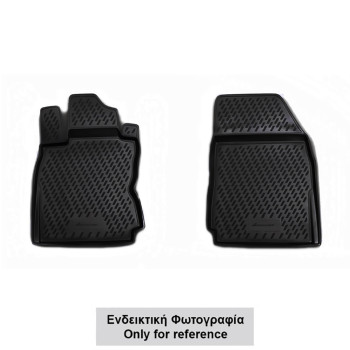 ΠΑΤΑΚΙΑ ΣΕ ΣΚΑΦΗ TPE ΛΑΣΤΙΧΟ ΓΙΑ BMW X5 2006-2013 ΜΟΝΟ ΜΠΡΟΣΤΑ (ΜΑΥΡΟ) - 2 ΤΕΜ.