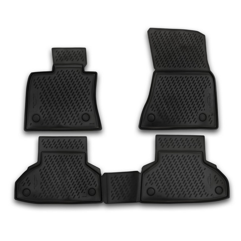 ΠΑΤΑΚΙΑ ΣΕ ΣΚΑΦΗ TPE ΛΑΣΤΙΧΟ ΓΙΑ BMW X6 F16 2014+  (ΜΑΥΡΟ) - 4 ΤΕΜ.