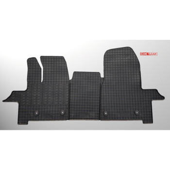 Cik - ΠΑΤΑΚΙΑ ΑΥΤΟΚΙΝΗΤΟΥ ΑΠΟ ΛΑΣΤΙΧΟ ΓΙΑ FORD CUSTOM TOURNEO 2ΘΕΣΙΟ 2018+ ΣΕ ΜΑΥΡΟ ΧΡΩΜΑ ΜΕ ΚΟΥΜΠΩΜΑΤΑ - 2 ΤΕΜ. (RM.FO.0039/CK)