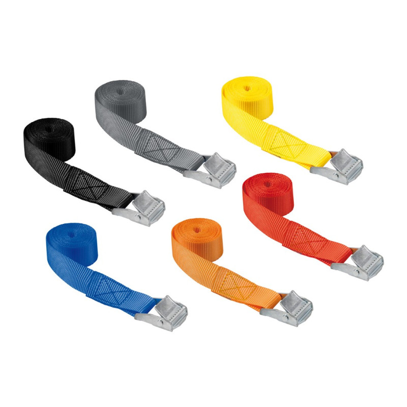 Lampa – Ιμάντες Στερέωσης Moto 300cm x 2,5cm σε Blister (36 Τεμάχια) για ασφαλή πρόσδεση φορτίου – 1 Σετ (6014.9D-LM)