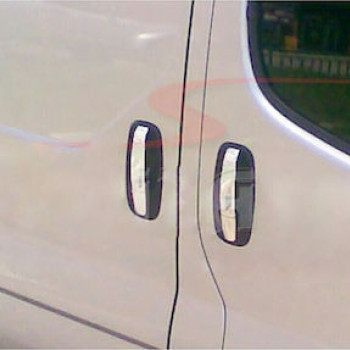 ΧΕΡΟΥΛΙΑ ΠΟΡΤΑΣ ΓΙΑ RENAULT TRAFIC 2001-2010  ΧΡΩΜΙΟ ΜΕΤΑΛΛΙΚΑ 5ΤΕΜ.