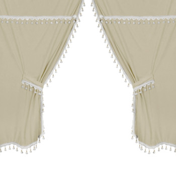 ΣΕΤ ΚΟΥΡΤΙΝΕΣ ΝΤΑΛΙΚΑΣ PREMIER SMART CABIN ΚΡΕΜ 5ΤΕΜ.