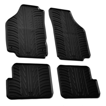 LAMPA - ΠΑΤΑΚΙΑ ΑΥΤΟΚΙΝΗΤΟΥ ΑΠΟ ΛΑΣΤΙΧΟ ΓΙΑ LANCIA Y 09/2003-05/2011 ΣΕ ΜΑΥΡΟ ΧΡΩΜΑ ΧΩΡΙΣ ΚΟΥΜΠΩΜΑΤΑ - 4 ΤΕΜ.