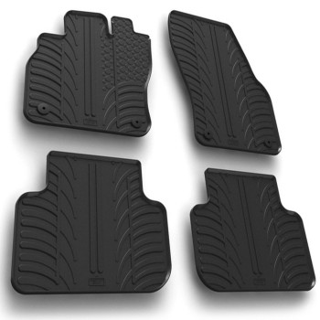 LAMPA - ΠΑΤΑΚΙΑ ΑΥΤΟΚΙΝΗΤΟΥ ΑΠΟ ΛΑΣΤΙΧΟ ΓΙΑ AUDI Q3 / Q3 SPORTBACK 01/2019+ ΣΕ ΜΑΥΡΟ ΧΡΩΜΑ ME ΚΟΥΜΠΩΜΑΤΑ - 4 ΤΕΜ.