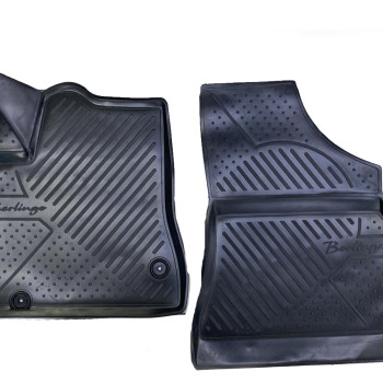 ΠΑΤΑΚΙΑ ΣΕ ΣΚΑΦΗ TPE ΛΑΣΤΙΧΟ ΓΙΑ CITROEN BERLINGO B9 2008-2018  ΣΕ ΜΑΥΡΟ ΧΡΩΜΑ NOVLINE - 2 ΤΕΜ.