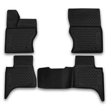 ΠΑΤΑΚΙΑ ΣΕ ΣΚΑΦΗ TPE ΛΑΣΤΙΧΟ ΓΙΑ LAND ROVER RANGE ROVER SPORT 2013+  ΣΕ ΜΑΥΡΟ ΧΡΩΜΑ NOVLINE - 4 ΤΕΜ.