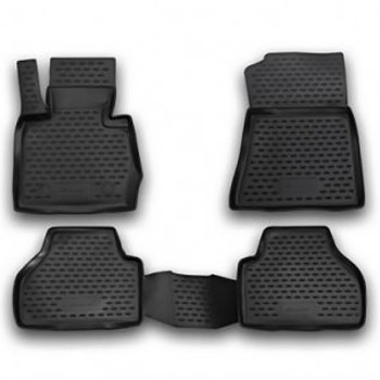 ΠΑΤΑΚΙΑ ΣΕ ΣΚΑΦΗ TPE ΛΑΣΤΙΧΟ ΓΙΑ ALFA ROMEO 156 4D 1997-2006  ΣΕ ΜΑΥΡΟ ΧΡΩΜΑ NOVLINE - 4 ΤΕΜ.