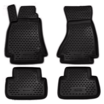 ΠΑΤΑΚΙΑ ΣΕ ΣΚΑΦΗ TPE ΛΑΣΤΙΧΟ ΓΙΑ AUDI A6 SW 1997-2005  ΣΕ ΜΑΥΡΟ ΧΡΩΜΑ NOVLINE - 4 ΤΕΜ.