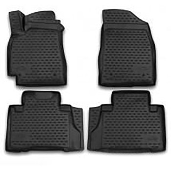 ΠΑΤΑΚΙΑ ΣΕ ΣΚΑΦΗ TPE ΛΑΣΤΙΧΟ ΓΙΑ FIAT TIPO 4D 2015+  ΣΕ ΜΑΥΡΟ ΧΡΩΜΑ NOVLINE - 4 ΤΕΜ.