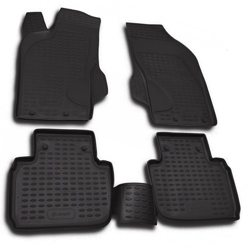 ΠΑΤΑΚΙΑ ΣΕ ΣΚΑΦΗ TPE ΛΑΣΤΙΧΟ ΓΙΑ ALFA ROMEO 147 12/2000-2008  ΣΕ ΜΑΥΡΟ ΧΡΩΜΑ NOVLINE - 4 ΤΕΜ.