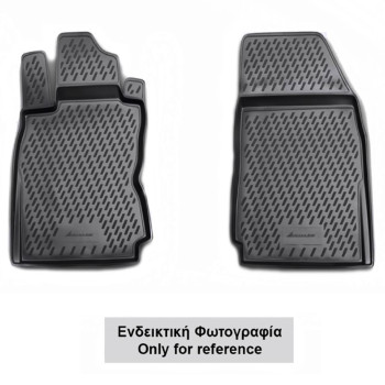 ΠΑΤΑΚΙΑ ΣΕ ΣΚΑΦΗ TPE ΛΑΣΤΙΧΟ ΓΙΑ HYUNDAI H1 2007+  ΣΕ ΜΑΥΡΟ ΧΡΩΜΑ NOVLINE - 2 ΤΕΜ.