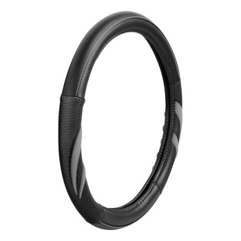 Lampa Κάλυμμα Τιμονιού Αυτοκινήτου Suzuka 37-39εκ.  Άοσμο Ελαστικό Ultra soft Skeentex με αεριζόμενες λαβές Γκρί 1-τεμ. (L3293.3)