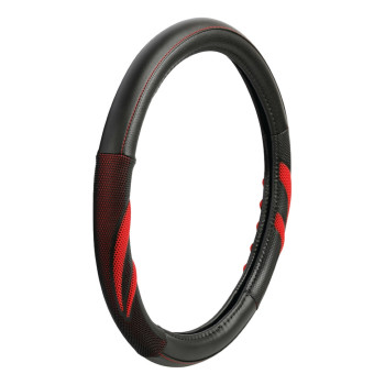 Lampa Κάλυμμα Τιμονιού Αυτοκινήτου Suzuka 37-39εκ.  Άοσμο Ελαστικό Ultra soft Skeentex με αεριζόμενες λαβές Κόκκινο 1-τεμ. (L3293.4)