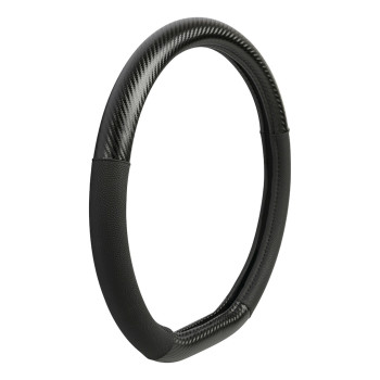 Lampa Κάλυμμα Τιμονιού Αυτοκινήτου Le Mans 37-39εκ. Άοσμο με Matt Carbon πρόσθετα από Ultra-soft Skeentex Μαύρο 1-τεμ. (L3295.3)