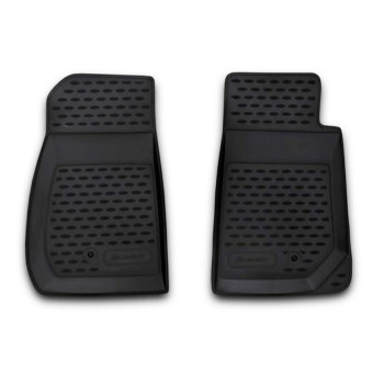 ΠΑΤΑΚΙΑ ΣΕ ΣΚΑΦΗ TPE ΛΑΣΤΙΧΟ ΓΙΑ JEEP WRANGLER 3D 2007-2018  ΣΕ ΜΑΥΡΟ ΧΡΩΜΑ NOVLINE - 2 ΤΕΜ.