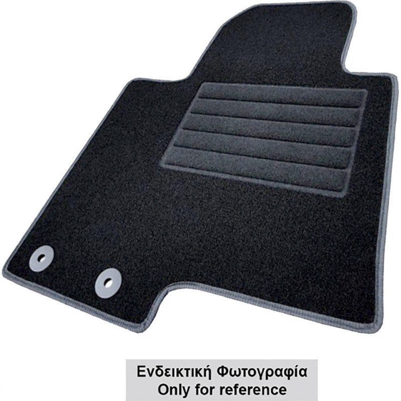 Cik -  ΠΑΤΑΚΙΑ ΜΟΚΕΤΑ ΓΙΑ AUDI A3 8L 3D / 5D 1996-2003 ΣΕ ΜΑΥΡΟ ΧΡΩΜΑ ΜΕ ΚΟΥΜΠΩΜΑΤΑ - 4 ΤΕΜ. (VM.AU.840541/CK)