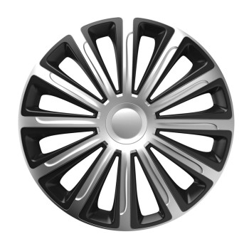 Amio - ΤΑΣΙ 16 INCH HUBCAP TREND SILVER BLACK - 1 ΤΕΜ. (11703/AM)