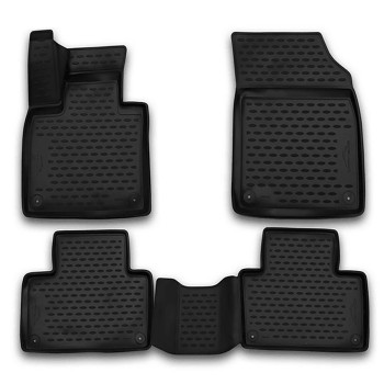 ΠΑΤΑΚΙΑ ΣΕ ΣΚΑΦΗ TPE ΛΑΣΤΙΧΟ ΓΙΑ KIA SOUL 5D 2019+  ΣΕ ΜΑΥΡΟ ΧΡΩΜΑ NOVLINE - 4 ΤΕΜ.